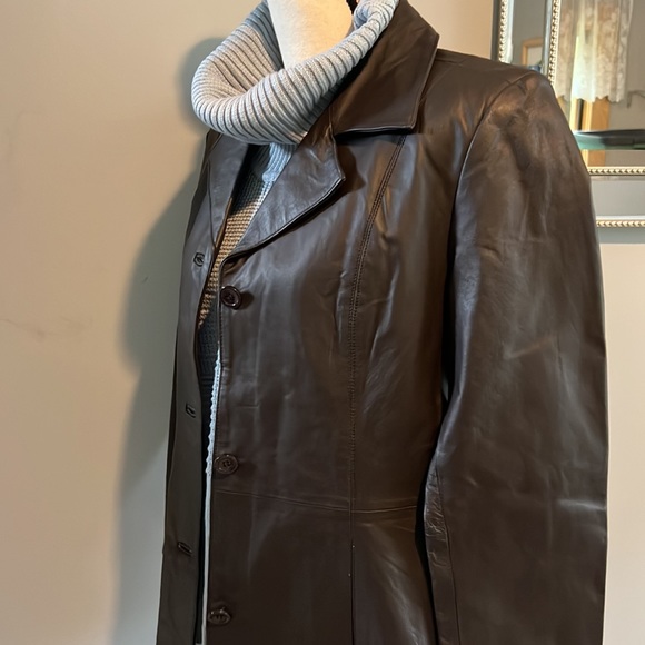 Dialogue Leather Jacket NWT - Picture 10 of 17